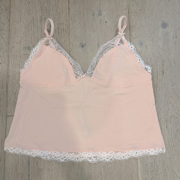 Skims cotton jersey lace cami top medium new with tags primrose cami only - Picture 2 of 9